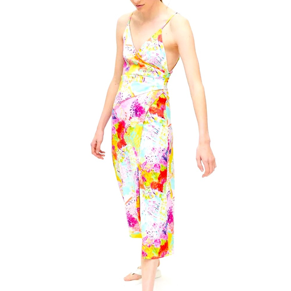BRAND NEW | NEVER WORN | URBAN OUTFITTERS | EXCLUSIVE LILY SATIN MIDI WRAP DRESS